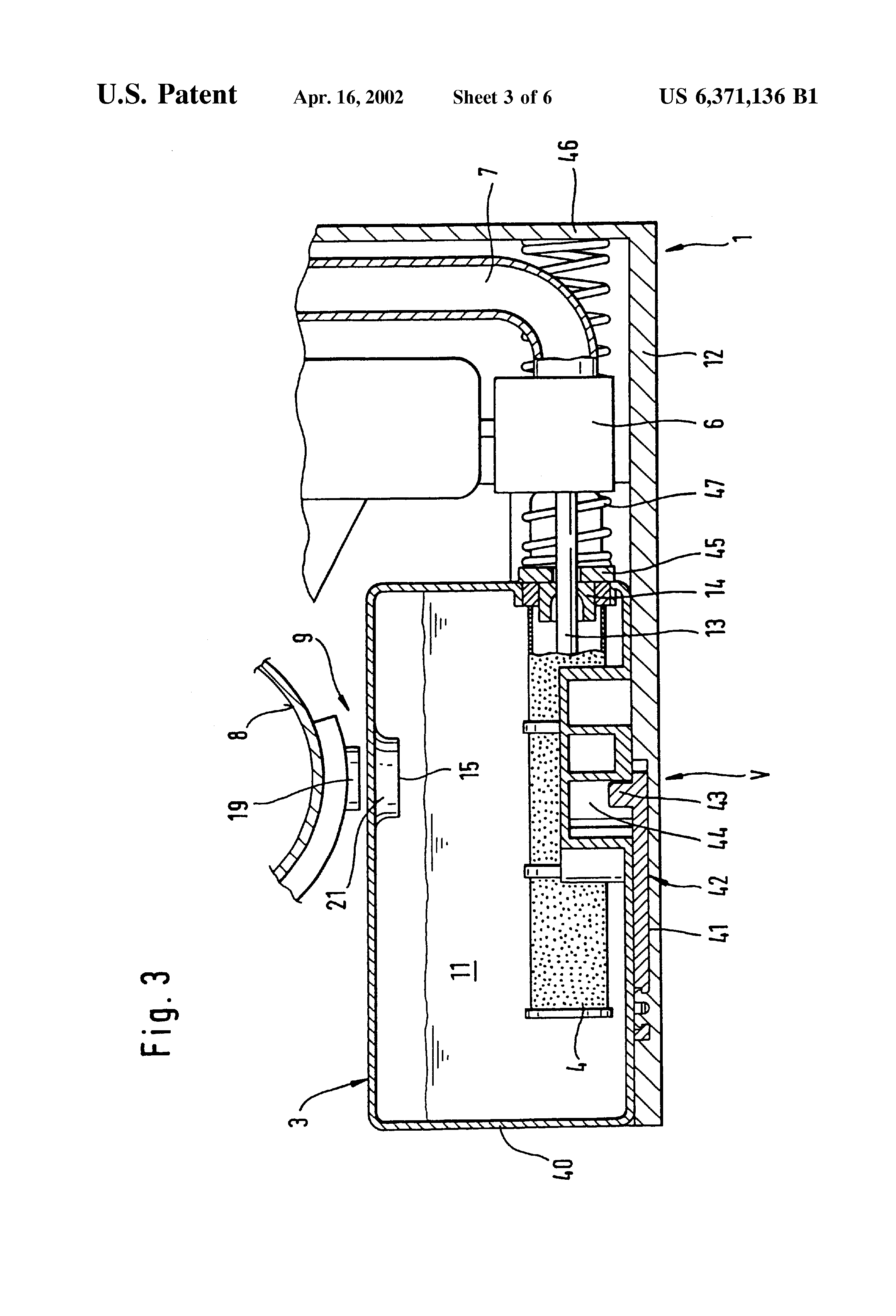 US6371136B1 FIG. 3