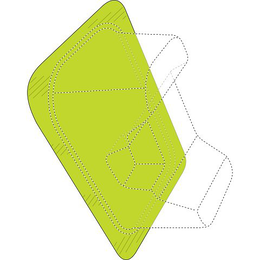 Pantone 382 C lime green packaging panel Pantone 382 C lime green packaging panel